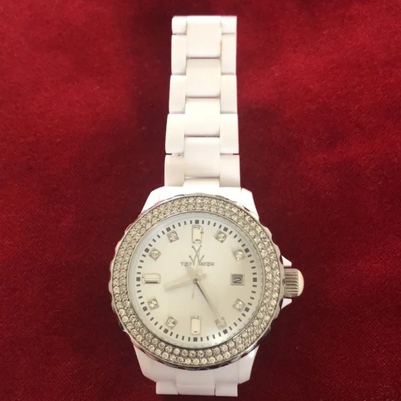 ToyWatch White Plasteramic - Picture 2 of 3